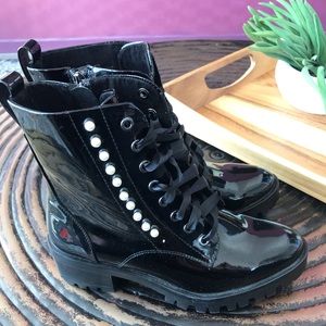 Karl Lagerfeld Pearl Boots